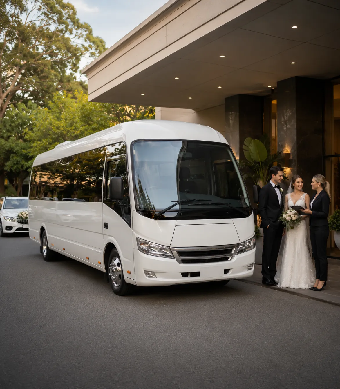 Wedding Transport for Bridal Parties and Wedding Guests